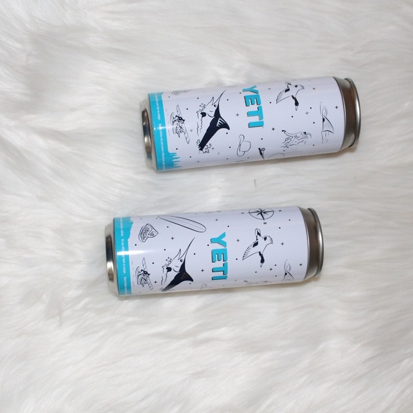 2 Yeti, Slim Insert Stash Cans Hideaway Tall Coaster Limited Edition NWOT - Picture 4 of 7